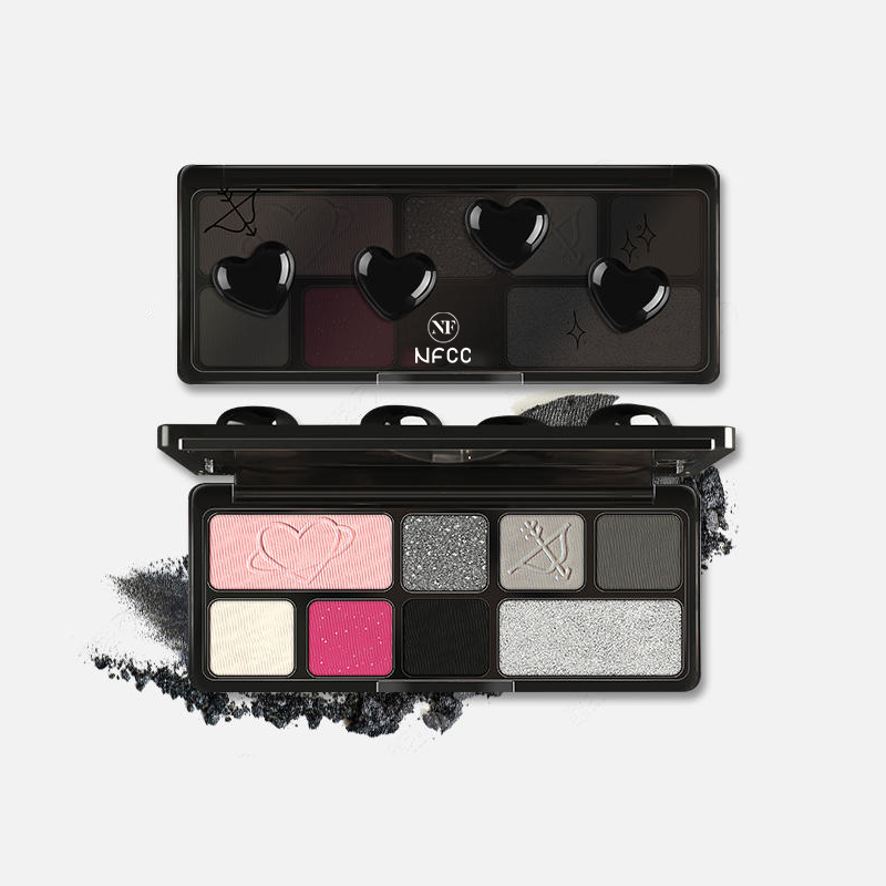 8 Colors Black Matte Smoky Makeup Eyeshadow Palette