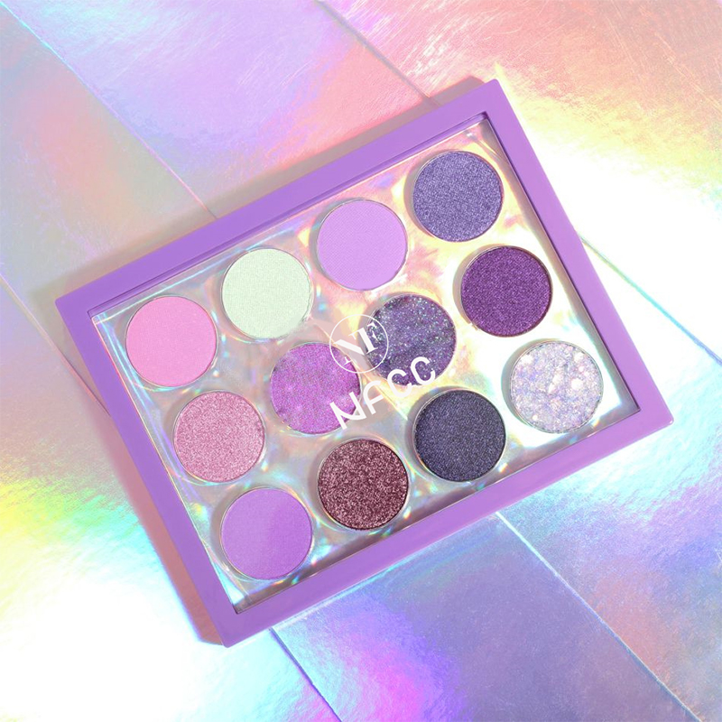 12 Colors Glitter Shimmer Eyeshadow Palette